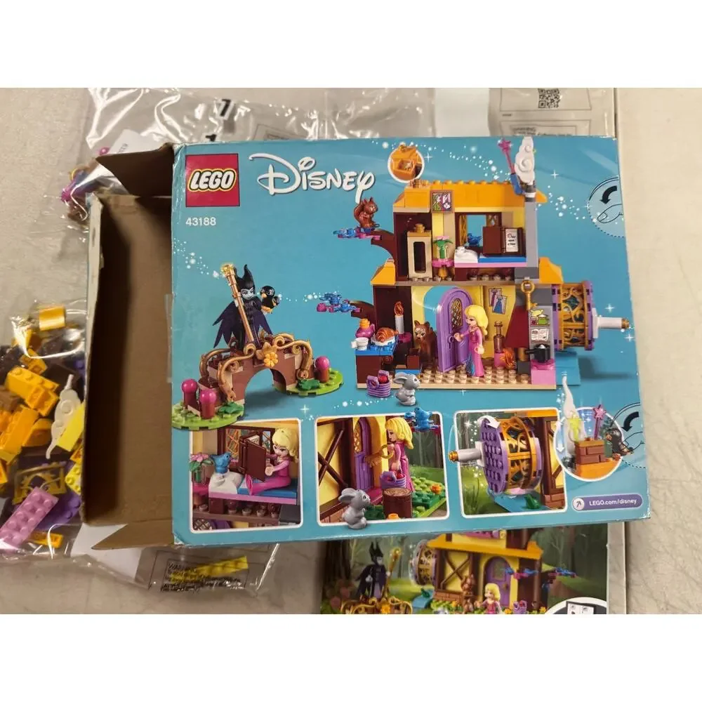LEGO 43188 Disney Princess: Aurora's Forest Cottage 300pcs New Open Box
